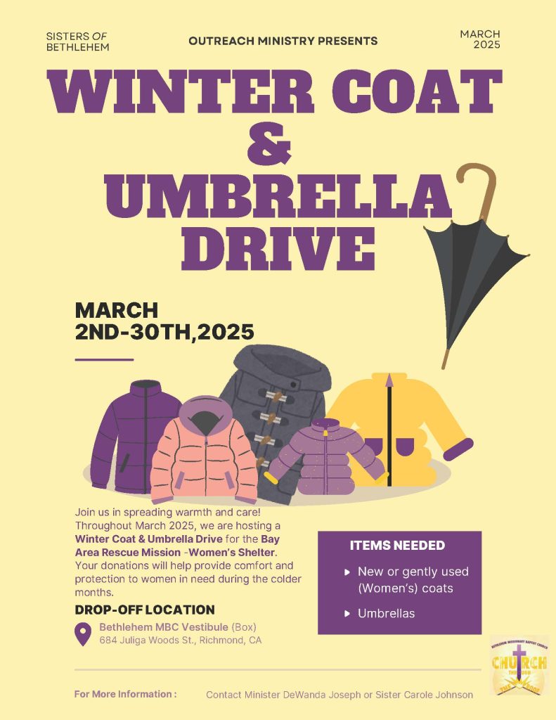 Winter Coat and Umbrella Drive